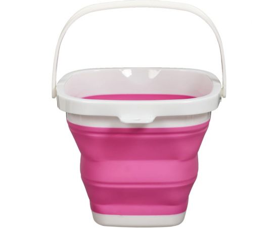 Складное квадратное ведро BRADEX 5 л, розовое TD 0554 – изображение 3