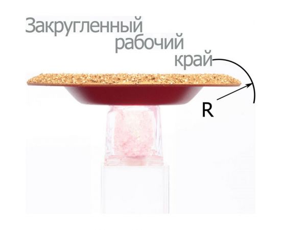 Диск обдирочно-шлифовальный по дереву и другим материалам закруглённый Round № 2 EXTRA 125х22.2 мм Альфадиск 7062 – изображение 3