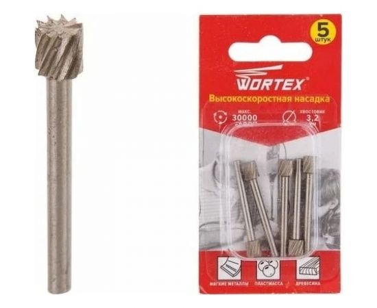 Насадка гравировальная для гравера 5.6 мм, 5 шт WORTEX ETAM3205618 – изображение 3