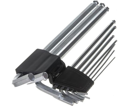 Набор шестигранных ключей NIKONA с Т-образной рукояткой, пластиковый держатель, в блистере, 11шт, 1,5-10мм 04-914 – изображение 4