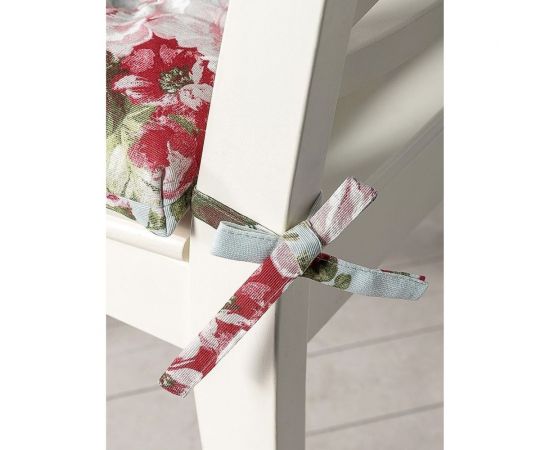 Подушка на стул Altali на завязках, ортопедическая, хлопковая, 40х40 см, коллекция Мартина P705-1876/1 – изображение 5