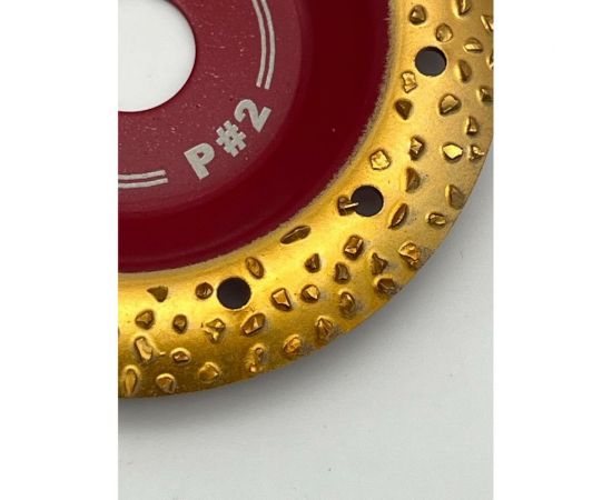 Диск обдирочно-шлифовальный по дереву и другим материалам закруглённый Round № 2 EXTRA 125х22.2 мм Альфадиск 7062 – изображение 5