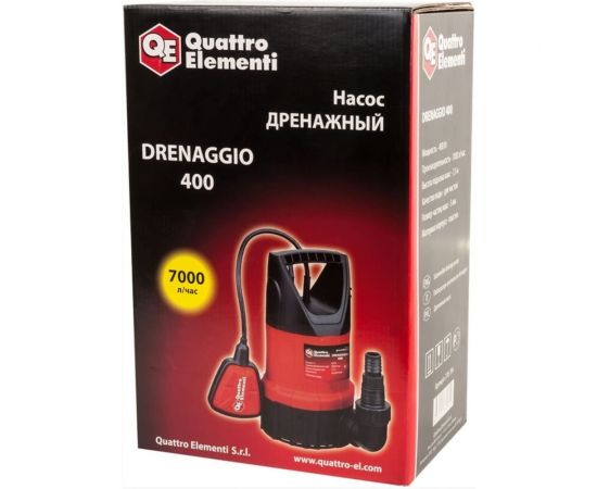 Дренажный насос QUATTRO ELEMENTI Drenaggio 400 770-704 – изображение 5