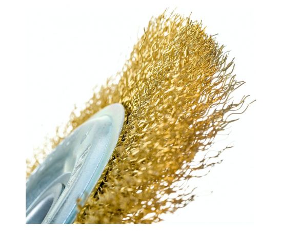 Щетка для МШУ плоская (150х22 мм, латунированная проволока) Калибр 00000041894 – изображение 6