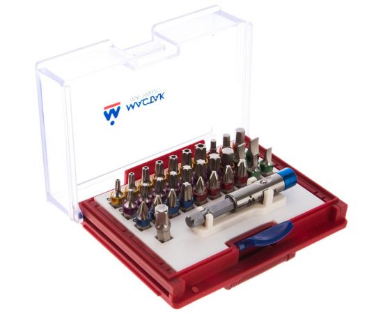 Набор вставок бит 1/4, TORX, HEX, PZ, PH, SLOT, 32 предмета МАСТАК 058-10032C – изображение 8