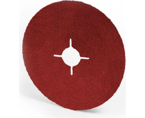 Керамический фибровый диск со шлицами XF885 (50 шт, 125х22 мм, P36) VSM 022312 