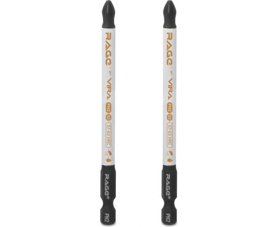 Биты магнитные PH2, 100 мм, 2 шт, s2 rage by VIRA 554136 