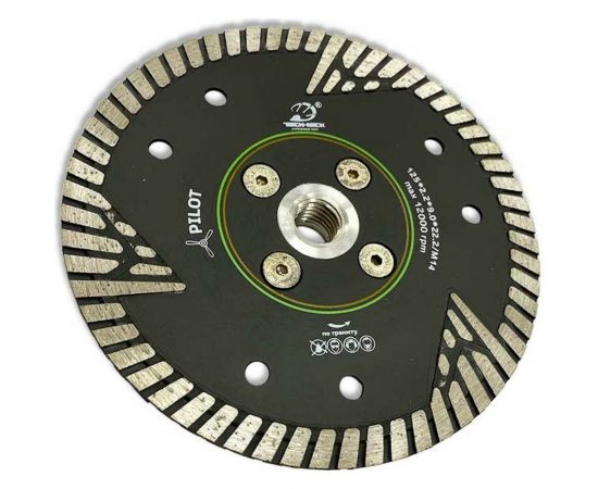 Диск алмазный турбо по граниту PILOT (125 мм; М14) TECH-NICK 041001284 
