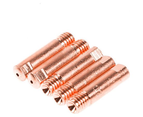 Трубка контактная E-Cu 5 шт, 1 мм, M6x25 мм SOLARIS WA-3476 