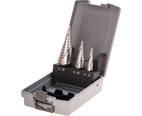 Набор сверл ступенчатых (3 шт; 4-30 мм; HSSE-Co 5) Ruko 101026ERO 