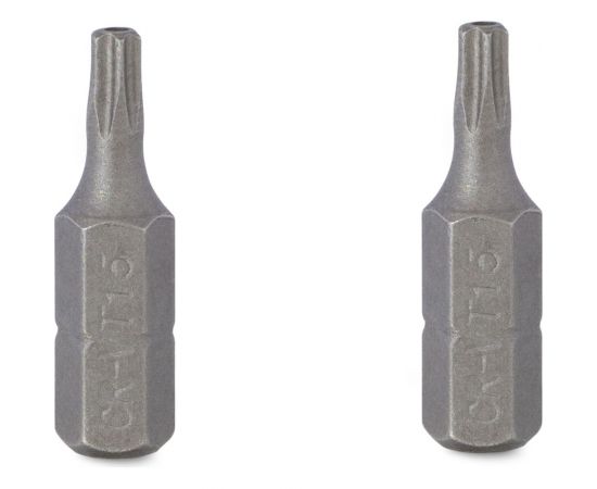 Биты магнитные Torx T15, 25 мм, 2 шт, cr-v VIRA 554142 