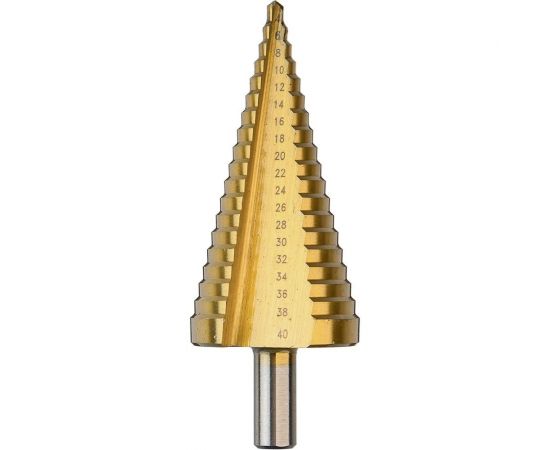 Сверло ступенчатое по металлу 4-40 мм, 19 ступеней TORGWIN T425769 