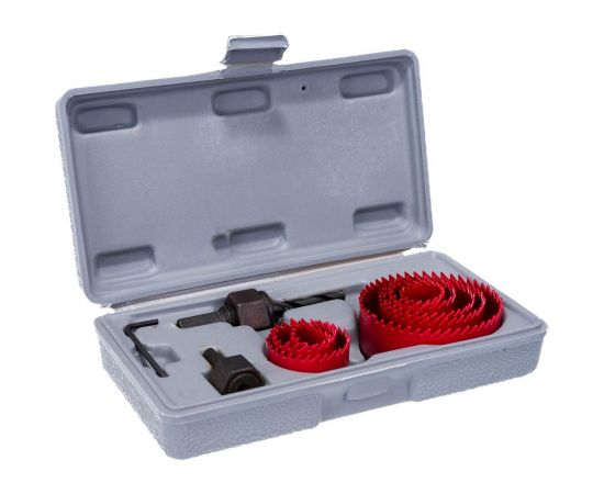 Набор кольцевых пил коронок 11 предметов 19/22/30/32/38/44/51/68 мм Strong СTК-05001968 