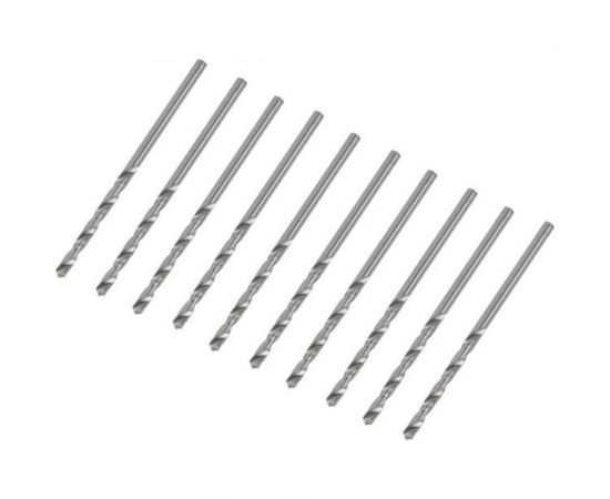Сверло по металлу (10 шт; 2.5х55 мм; HSS; цилиндрический хвостовик) TUNDRA 1119667 