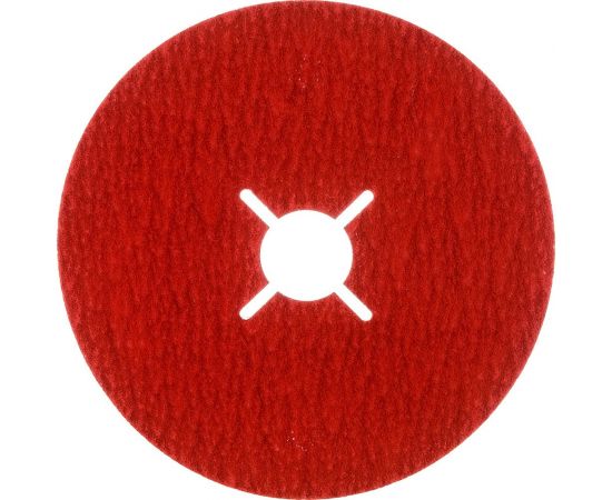 Керамический фибровый диск со шлицами XF885 (1 шт, 125х22 мм, P100) VSM 004970 