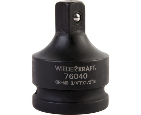 Переходник ударный (3/4"F - 1/2"M) WIEDERKRAFT WDK-76040 