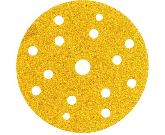 Абразив на бумажной основе в кругах 15 отв D 150 Р80 набор 10 шт Schtaer 255 Abrasive paper 255Sc80 