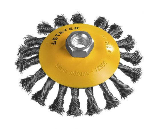 Щетка коническая (115 мм; М14) ""PROFESSIONAL"" STAYER 35135-115 