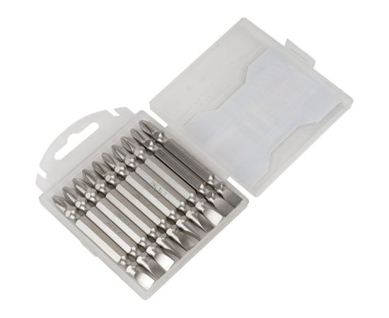 Биты двухсторонние 10 шт, PH2-SL6, 65 мм TOTAL TAC16HL133 – изображение 2