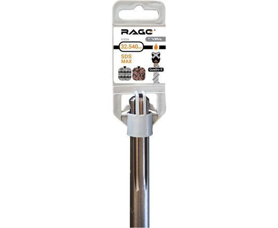 Бур по бетону 32x540 мм, SDS-Max RAGE by VIRA 573254 – изображение 2