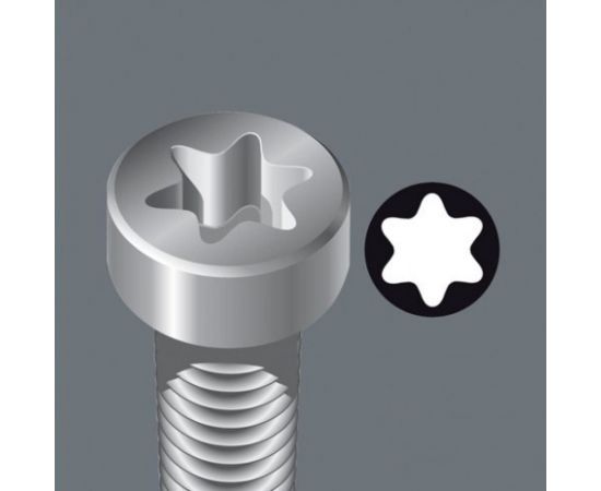 Набор алмазных ударных бит, TX15, 25 мм, 1/4"", C6.3 WERA WE-057623 – изображение 2