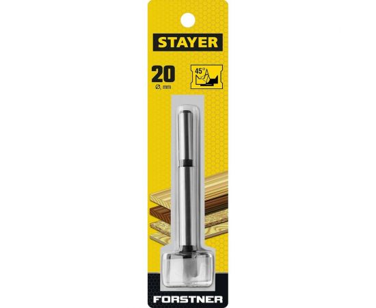 Сверло Форстнера STAYER по дереву 20 мм 29985-20_z01 – изображение 2