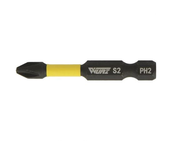 Набор торсионных бит 50 мм, PH1,PH2x2,PH3,PZ1,PZ2,PZ3,T30,SL5.5,H4, 10 шт WURZ 4201 – изображение 2