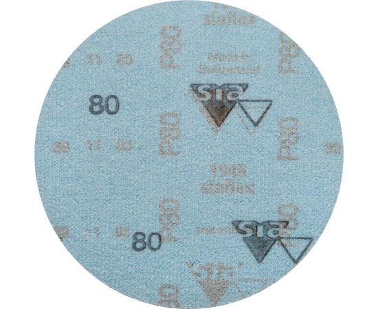 Круг шлифовальный на липучке siaflex 1948 (5+1 шт; 125 мм; без отверстий; P80) sia Abrasives sf6-125-0-080 – изображение 2