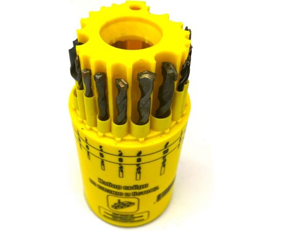 Набор сверл по металлу/бетону/дереву STV 18 шт, 3-10 мм Sekira 00-00013295 – изображение 3