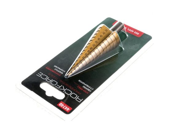 Ступенчатое сверло (4-32 мм, HSS 4241) Rockforce RF-44740 – изображение 3
