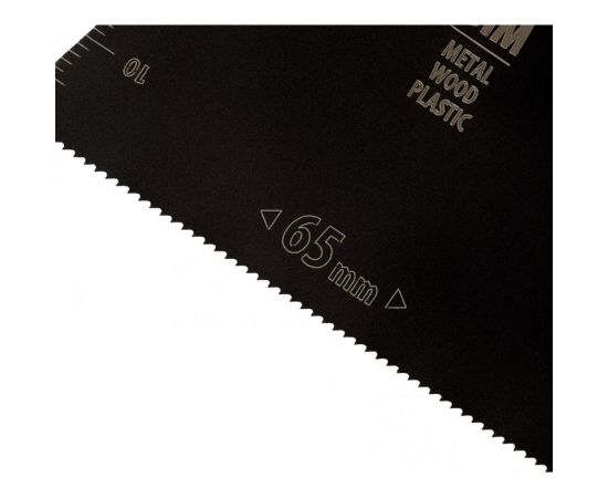 Насадка режущая прямая BiM по металлу и дереву 65x1.2 мм мелкий зуб для МФИ Denzel 782303 – изображение 3