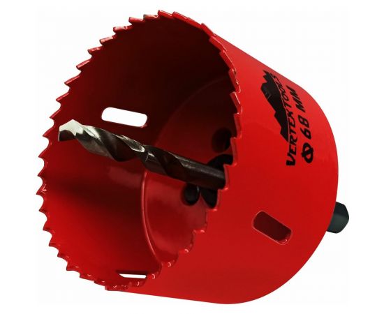 Коронка по металлу с переходником 68 мм vertextools 1818-01-68 – изображение 3