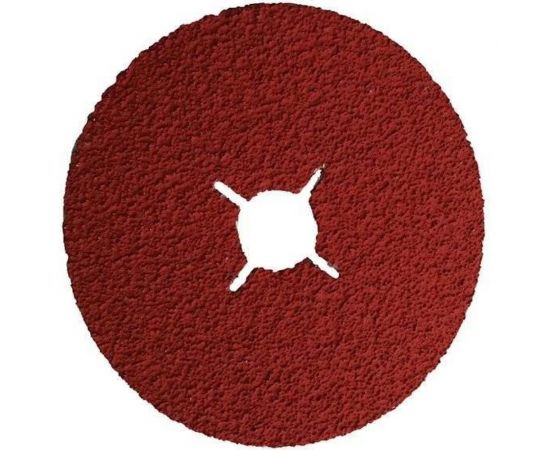 Керамический фибровый диск со шлицами XF885 (50 шт, 125х22 мм, P36) VSM 022312 – изображение 4