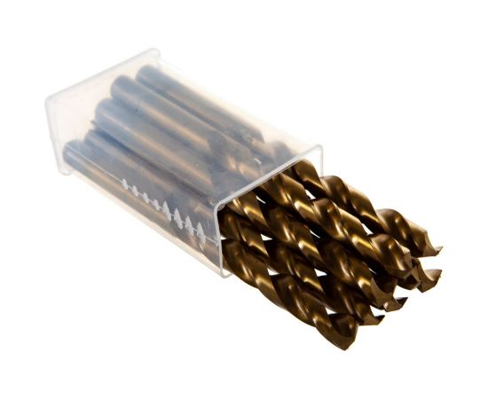 Сверло по металлу Профи (8 шт; 8.8 мм; HSS-TIN; бокс) Атака 8077310 – изображение 4