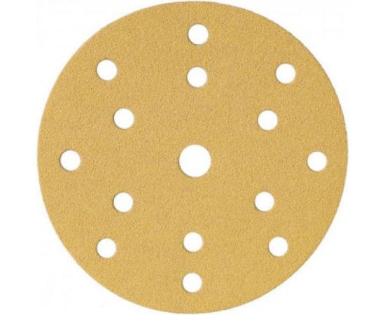 Абразив на бумажной основе в кругах 15 отв D 150 Р80 набор 10 шт Schtaer 255 Abrasive paper 255Sc80 – изображение 4