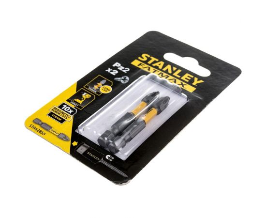 Биты FatMax Magnetic Screw Lock PZ2x50 мм, 2 шт Stanley STA62855-XJ – изображение 4