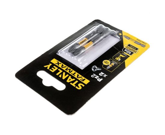 Биты FatMax Magnetic Screw Lock PZ2x50 мм, 2 шт Stanley STA62855-XJ – изображение 5