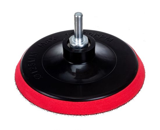 Тарелка опорная для УШМ и дрели 125 мм + набор кругов Р80, 5 шт VIRA 558319 – изображение 5