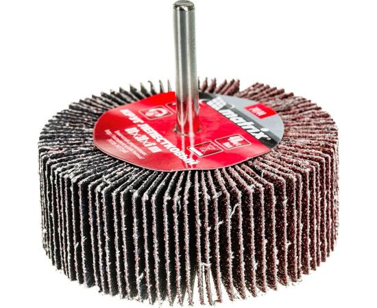 Круг лепестковый (80x30x6 мм; P80) для дрели MATRIX 74144 – изображение 5