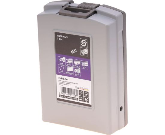 Набор сверл ступенчатых (3 шт; 4-30 мм; HSSE-Co 5) Ruko 101026ERO – изображение 10