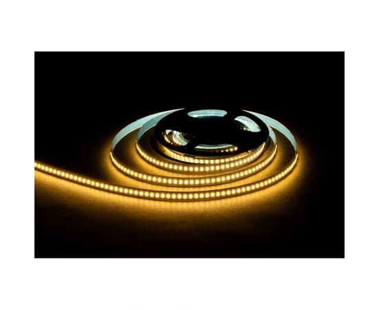 Светодиодная лента OGM 12В, 14,4Вт/м, smd2835, 180д/м, ip20, 19лм/чип, подложка 10мм, 5м, 3000к. / LSE-262 
