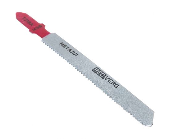 Пилка для лобзика по стали Т218А криволинейный рез, HSS 2 шт. REDVERG 6623547 