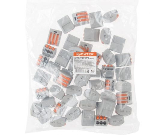 Клемма ЮПИТЕР СК-413 2,5 мм2 50 штук JP7201-02 