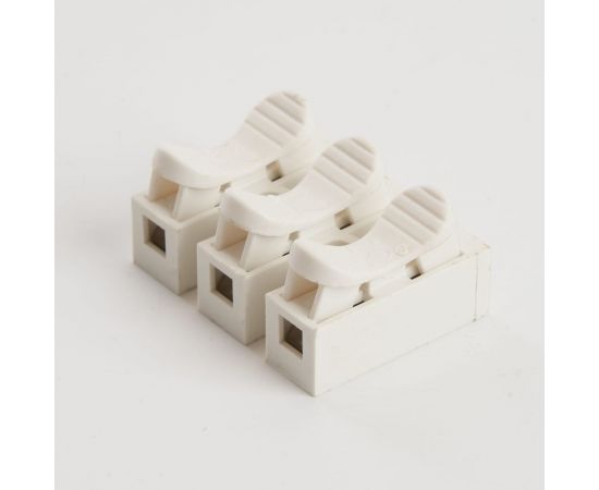 Самозажимная 3-х контактная клемма STEKKER LD900-003, 50 шт, 39881 