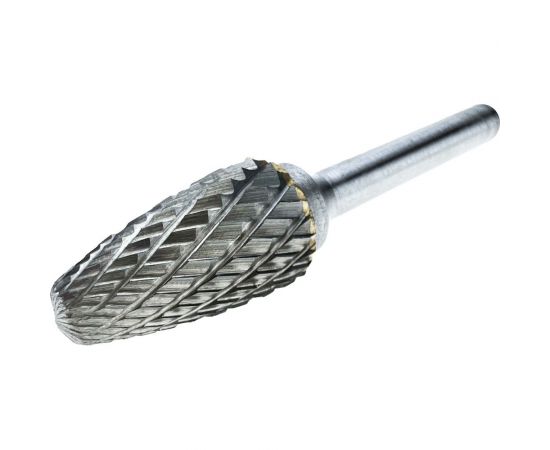 Борфреза (шарошка) по металлу твердосплавная сфероконическая, тип F 14х25х6 мм S.E.B. 407SL-F1425 