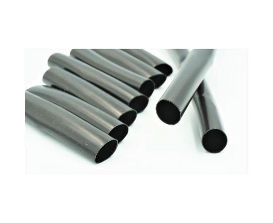 Клеевая термоусаживаемая трубка Мемотерм-ММ ТТЭк 20/8 черная 1 м 702 