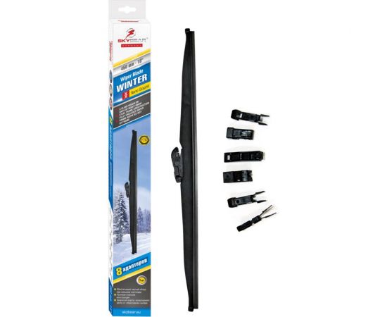 Щетка стеклоочистителя зимняя WINTER 18""/45 см, 7 адаптеров SKYBEAR 703180 
