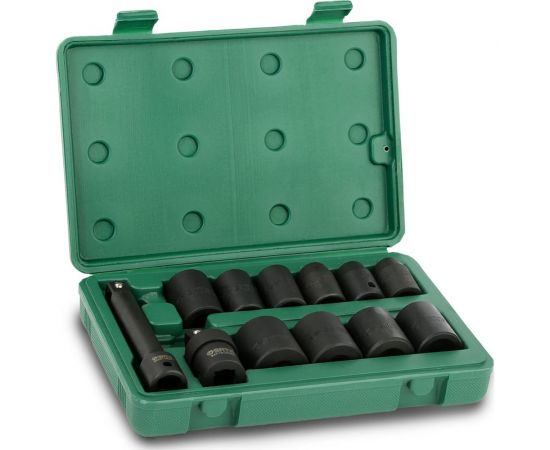Головки ударные дюймовые 1/2"", 12 предметов Sata 09008 