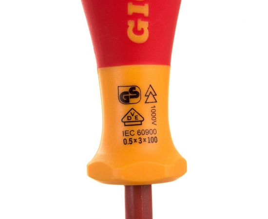 Диэлектрическая отвертка Gigant SL 3.0x100 мм GDS SL 3100 – изображение 11