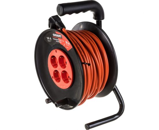 Удлинитель Gigant ПВС 3x2,5 30м на катушке 80074 – изображение 2